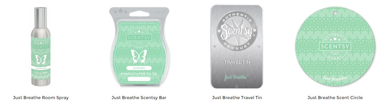 Just Breathe Scentsy Products