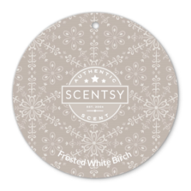 Frosted White Birch Scentsy Scent Circle