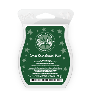 Cedar Sandalwood Lime Scentsy Bar