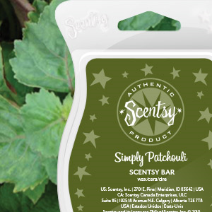 Simply Patchouli Scentsy Bar