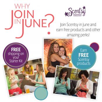 New Scentsy Consultants are eligible for extras in June