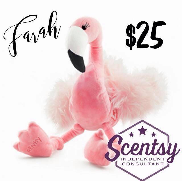 Farrah The Flamingo Scentsy Buddy