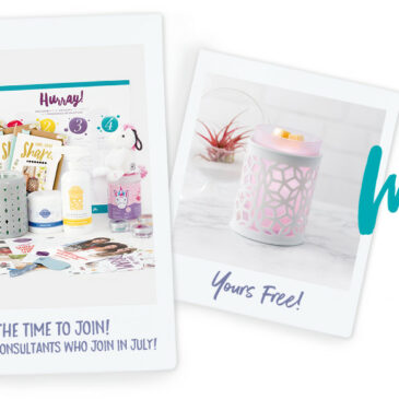 Join Scentsy In July and Receive a FREE warmer
