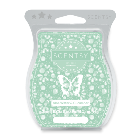 ALOE WATER AND CUCUMBER SCENTSY BAR