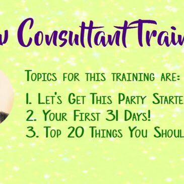 Scentsy New Consultant Training
