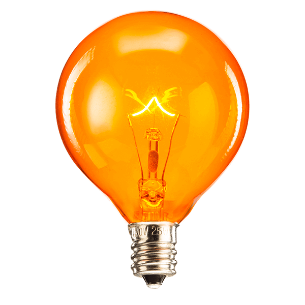25 Watt Light Bulb - Orange - Scentsy® Online Store