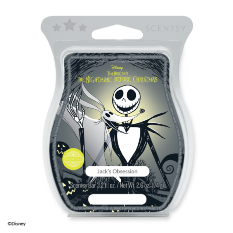 Nightmare Before Christmas Jack’s Obsession Scentsy Bar
