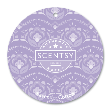 Lavender Cotton Scentsy Scent Circle