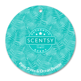 Palm Trees & Ocean Breeze Scentsy Scent Circle