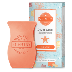 Coral Waters Scentsy Dryer Disk