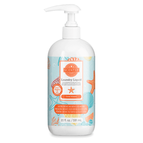 Coral Waters Scentsy Laundry Liquid