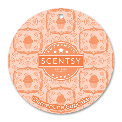 Clementine Cupcake Scentsy Scent Circle