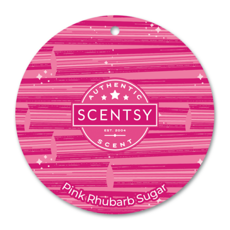 Pink Rhubarb Sugar Scentsy Scent Circle