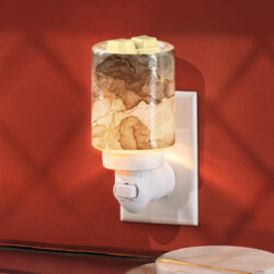 Gold Cracked Marble Mini Scentsy Warmer