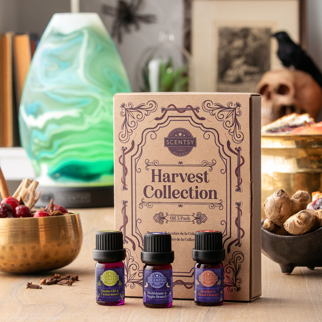Harvest Oil 3-pack offers potion-themed Scentsy Natural Oils