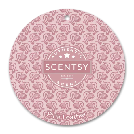 Pink Leather Scent Circle
